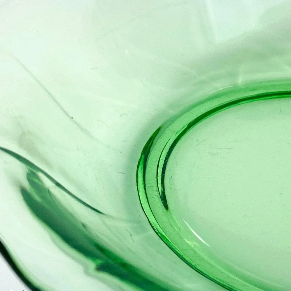Fostoria Fairfax Green Serving Bowl‎ 9